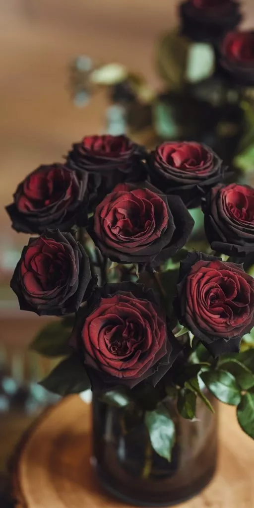 A Photo Of A Bouquet Of Black Roses The G9cnrfk8reagkk5ha2twcq Csowhr1brzikcqcc0gp2ew