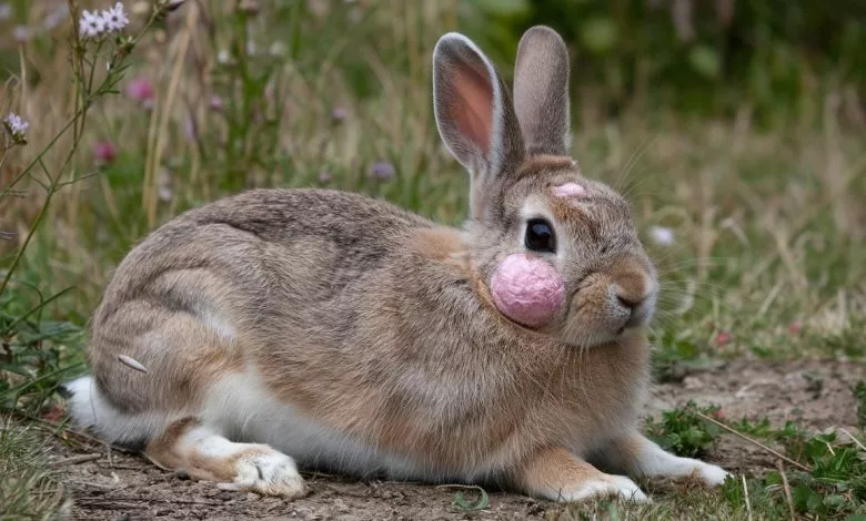 A Photo Of A Rabbit With Myxomatosis The 3gf9no90sp6mepcabyfyxw Hrohoslgrw Quozpsh Ufw