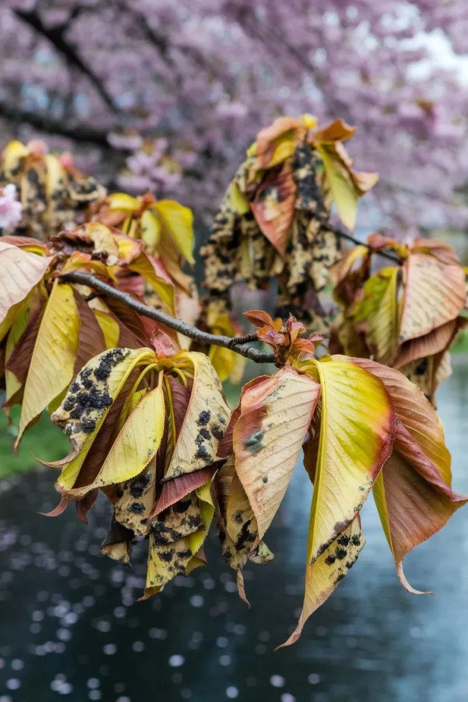 A Photo Of Cherry Blossom Tree Leaves Wi Xaddgxyfrogxmomvjloeuw Ecjaan42sog Rlyziffspq