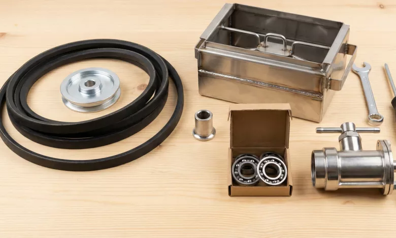 Chornyj Pryvodnyj Remin Metalevyj Shkiv Zvarna Kaseta Z Nerzhavijky Kulkovi Pidshypnyky